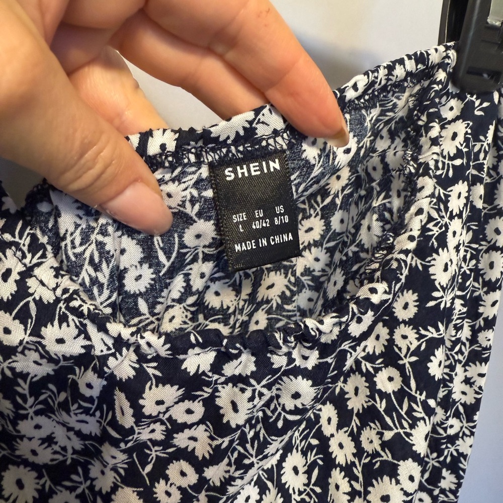 Strapless floral jumper - Picture 4 of 6